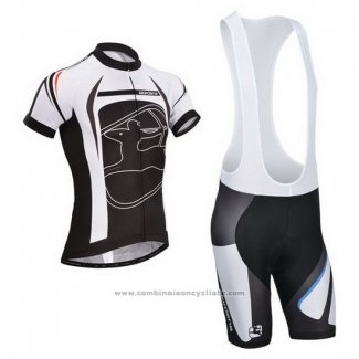 2014 Maillot Cyclisme Giordana Noir Manches Courtes et Cuissard