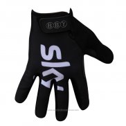 2014 Sky Gants Doigts Longs Ciclismo Noir