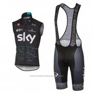 2017 Gilet Coupe-vent Sky Bleu et Noir