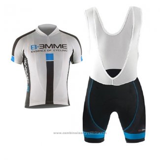 2017 Maillot Cyclisme Biemme Identity Blanc Manches Courtes et Cuissard