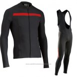 2017 Maillot Cyclisme Northwave Ml Noir Manches Longues et Cuissard