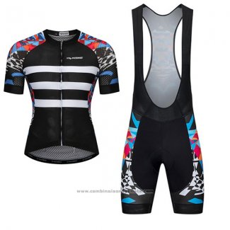 2017 Maillot Cyclisme Ykywbike Aa12 Adh12 Noir et Blanc Manches Courtes et Cuissard