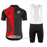 2018 Maillot Cyclisme Assos SS.Capeepicxc Rouge Manches Courtes et Cuissard