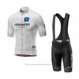 2019 Maillot Cyclisme Giro d'Italia Blanc Manches Courtes et Cuissard