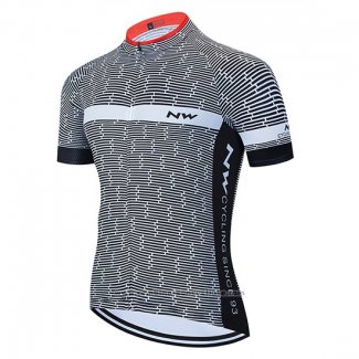 2020 Maillot Cyclisme Northwave Blanc Gris Manches Courtes et Cuissard