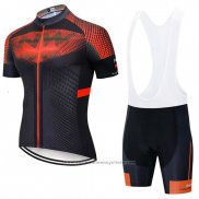 2020 Maillot Cyclisme Northwave Noir Orange Manches Courtes et Cuissard