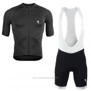 2020 Maillot Cyclisme Ryzon Noir Manches Courtes et Cuissard