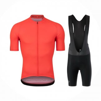 2021 Maillot Cyclisme Pearl Izumi Rouge Manches Courtes et Cuissard