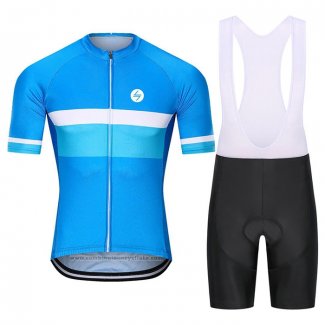 2021 Maillot Cyclisme Steep Bleu Manches Courtes et Cuissard(2)