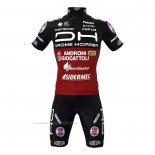 2022 Maillot Cyclisme Androni Giocattoli Noir Rouge Manches Courtes et Cuissard