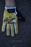 Tour De France Gants Doigts Longs Ciclismo Jaune et Noir