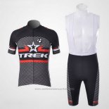 2011 Maillot Cyclisme Trek Noir et Blanc Manches Courtes et Cuissard