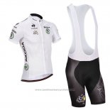 2014 Maillot Cyclisme Tour de France Blanc Manches Courtes et Cuissard