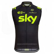 2016 Gilet Coupe-vent Sky Noir et Vert