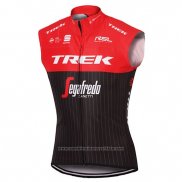 2017 Gilet Coupe-vent Trek Segafredo Rouge et Noir