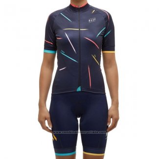 2017 Maillot Cyclisme Femme Maap X Ella Noir Manches Courtes et Cuissard