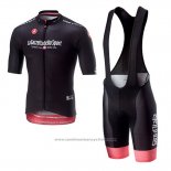 2018 Maillot Cyclisme Giro d'Italia Noir Manches Courtes et Cuissard