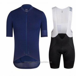 2018 Maillot Cyclisme Ralph Bleu Profond Manches Courtes et Cuissard