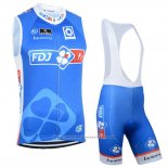 2019 Gilet Coupe-vent FDJ Bleu