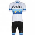 2020 Maillot Cyclisme Cofidis Champion Europe Manches Courtes et Cuissard