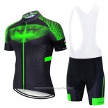 2020 Maillot Cyclisme Northwave Vert Noir Manches Courtes et Cuissard