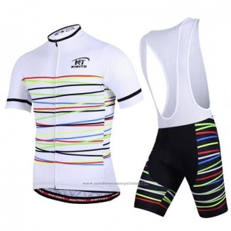 2020 Maillot Cyclisme Ripple Blanc Manches Courtes et Cuissard