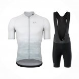 2021 Maillot Cyclisme Pearl Izumi Blanc Gris Manches Courtes et Cuissard