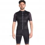 2022 Maillot Cyclisme Campagnolo Noir Manches Courtes et Cuissard