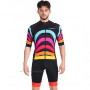 2022 Maillot Cyclisme Nalini Noir Manches Courtes et Cuissard