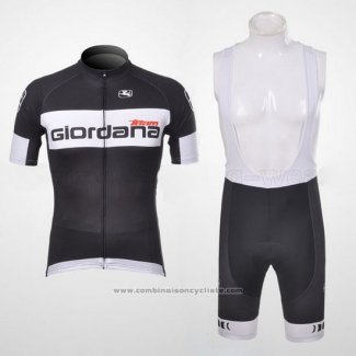 2011 Maillot Cyclisme Giordana Noir Manches Courtes et Cuissard