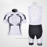 2011 Maillot Cyclisme Pearl Izumi Noir et Blanc Manches Courtes et Cuissard