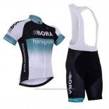 2017 Maillot Cyclisme Bora Profond Blanc Manches Courtes et Cuissard