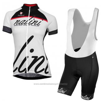 2017 Maillot Cyclisme Femme Nalini Classic Blanc Manches Courtes et Cuissard