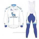 2017 Maillot Cyclisme Novo Nordisk Blanc Manches Longues et Cuissard