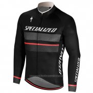 2018 Maillot Cyclisme Specialized Noir Manches Longues et Cuissard