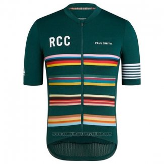 2019 Maillot Cyclisme Rcc Paul Smith Vert Manches Courtes et Cuissard