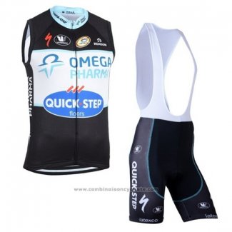 2019 Gilet Coupe-vent Quick Step Floors Noir Blanc