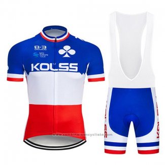 2019 Maillot Cyclisme Kolss Champion France Manches Courtes et Cuissard