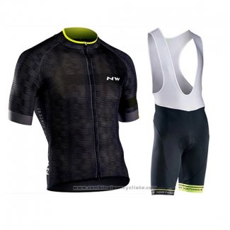 2019 Maillot Cyclisme Northwave Noir Manches Courtes et Cuissard