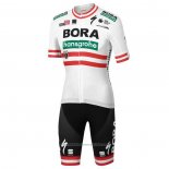 2020 Maillot Cyclisme Bora Champion L'autriche Manches Courtes et Cuissard