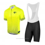 2020 Maillot Cyclisme Pearl Izumi Jaune Noir Manches Courtes et Cuissard