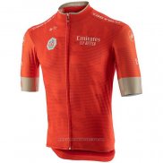 2020 Maillot Cyclisme UAE Tour Rouge Manches Courtes et Cuissard