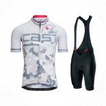 2021 Maillot Cyclisme Castelli Blanc Gris Manches Courtes et Cuissard