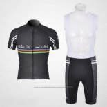 2011 Maillot Cyclisme Nalini Noir Manches Courtes et Cuissard