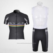 2011 Maillot Cyclisme Nalini Noir Manches Courtes et Cuissard