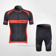 2011 Maillot Cyclisme Pearl Izumi Noir et Rouge Manches Courtes et Cuissard