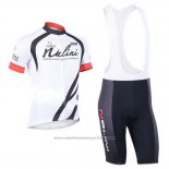 2013 Maillot Cyclisme Nalini Blanc Manches Courtes et Cuissard