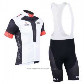 2013 Maillot Cyclisme Nalini Noir et Blanc Manches Courtes et Cuissard