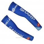 2014 Garmin Manchettes Ciclismo Bleu