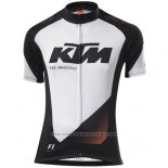 2015 Maillot Cyclisme Ktm Noir et Blanc Manches Courtes et Cuissard